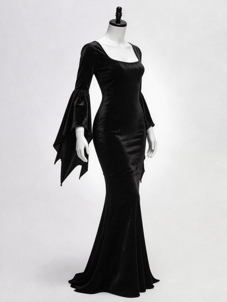 Black 1930s Vintage Dress 4