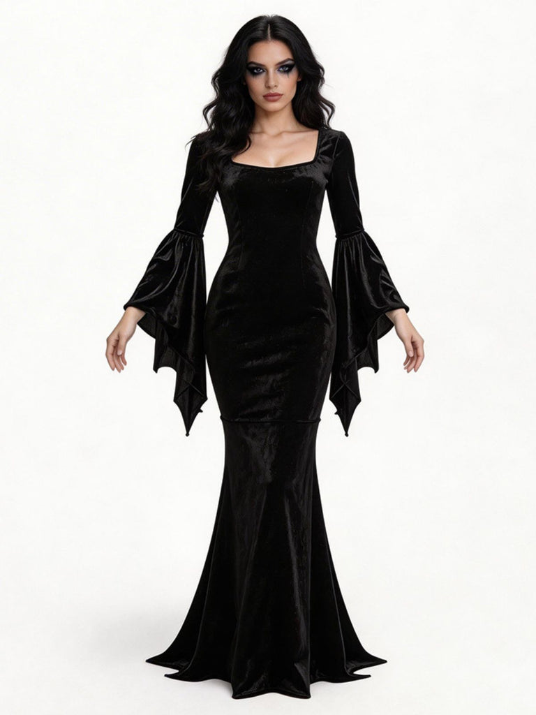 Black 1930s Vintage Dress 5