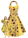 [Pre-Sale] Yellow 1950s Sunflower Halter Box-Pleat Dress