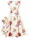 [Pre-Sale] 1950s Floral Vintage Classic Dress 3