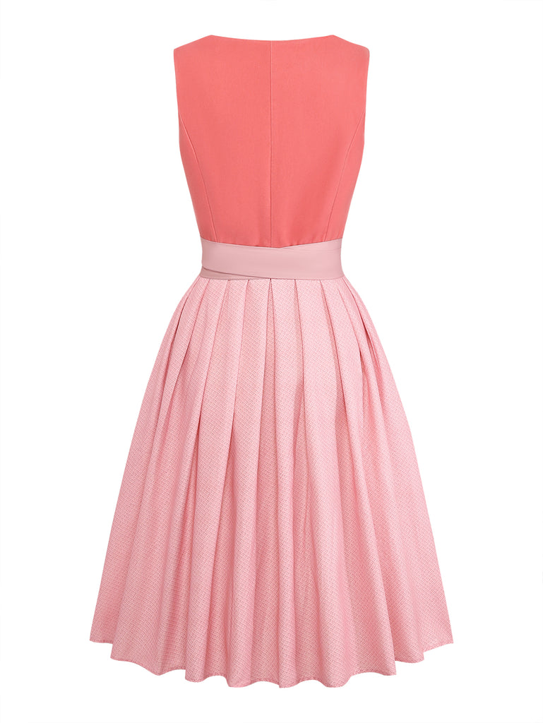 Pink 1950s Vintage Dress 2