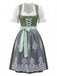 Green 1950s Vintage Two Piece Set