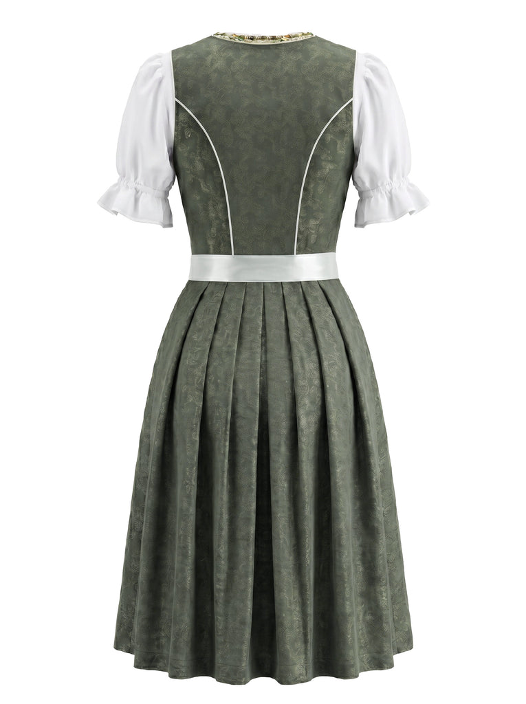Green 1950s Vintage Two Piece Set 2