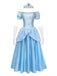 Light Blue 1970s Lace Dress
