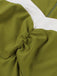 Chartreuse 1950s Vintage Dress 3