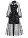 [Pre-Sale] Black Gold 1980s Floral Dress 3