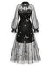 [Pre-Sale] Black Gold 1980s Floral Dress 4