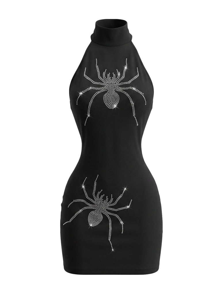 Black 1960s Bodycon Vintage Classic Dress