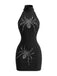 Black 1960s Bodycon Vintage Classic Dress