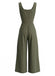 Black 1980s V Neck Jumpsuit 2