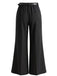 1960s High-Waisted Belted Wide-Leg Pants