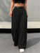 1960s High-Waisted Belted Wide-Leg Pants