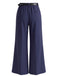 1960s High-Waisted Belted Wide-Leg Pants