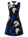 [Pre-Sale] Black 1960s Cat Dress 2