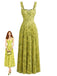 Green 1930s Floral Dress
