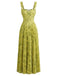 Green 1930s Floral Dress 2