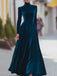 1940s Velvet Puff Sleeve Dress 4