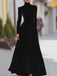 1940s Velvet Puff Sleeve Dress 3
