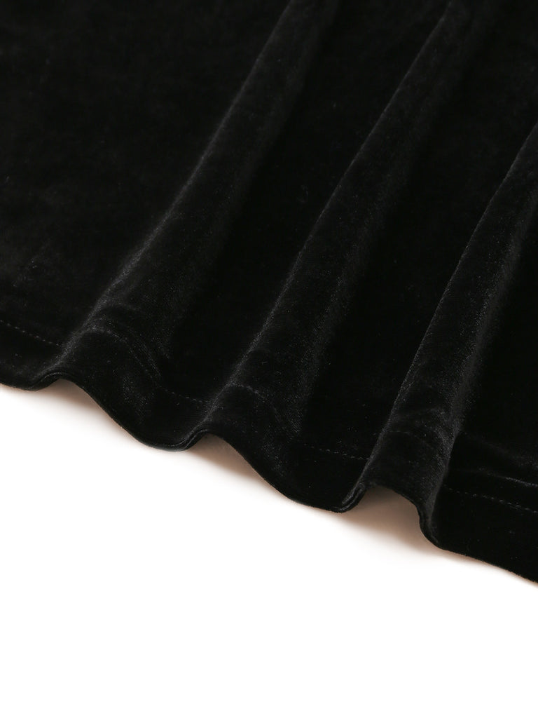 Black 1960s Dress 6
