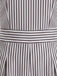 Grey 1940s Stripe Sleeveless Shoulder Tie Waist Wide Leg Jumpsuit
