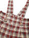 红黑拼色 1970s Plaid Jumpsuit 6