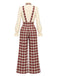 红黑拼色 1970s Plaid Jumpsuit 13