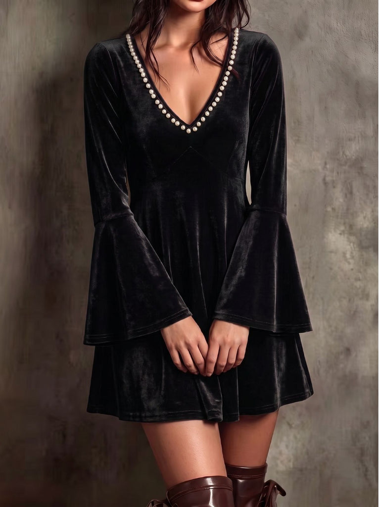 1930s Velvet Dress 3