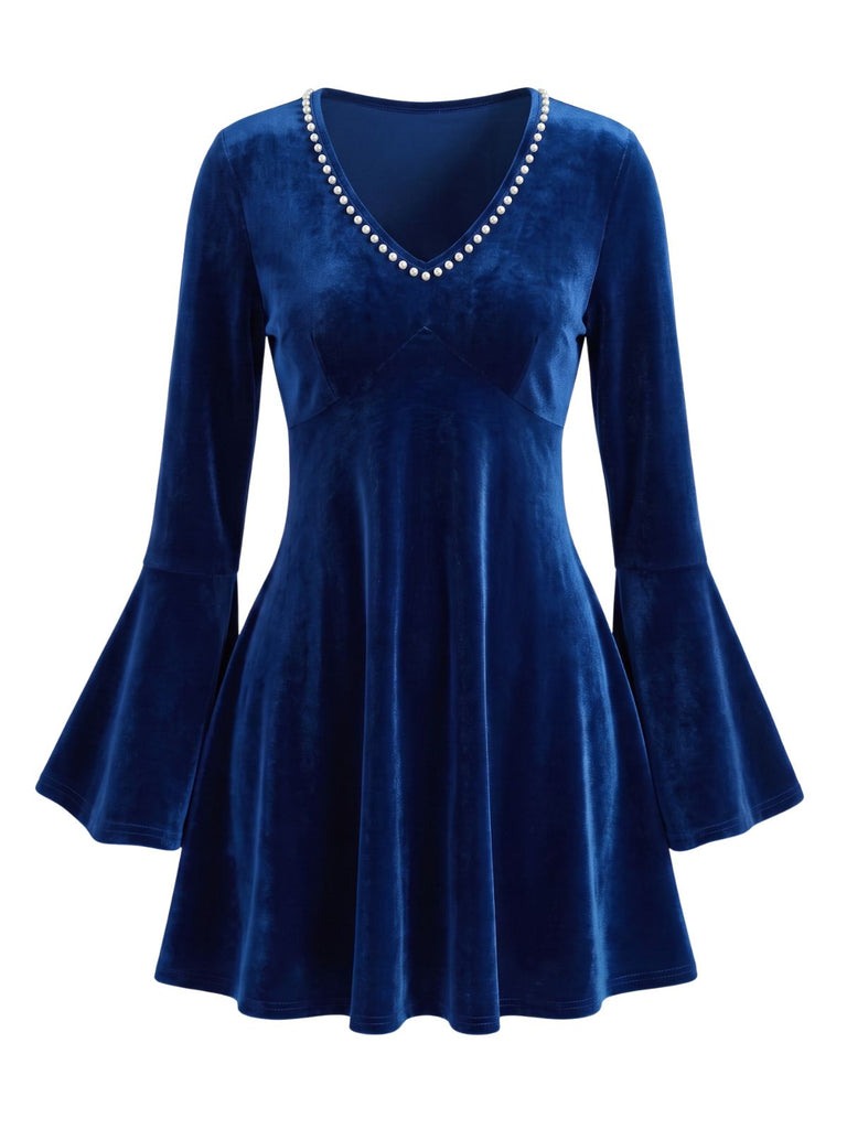 1930s Velvet Dress 4