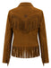 Light Brown 1970s Fringe Jacket 3
