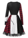 [Pre-Sale] 1970s Ragdoll Punk Patchwork Mini Dress 8