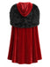 Christmas Bodysuit and Hooded Cape Set 5