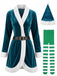 Green 1950s Christmas Dress 1