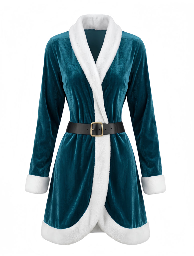 Green 1950s Christmas Dress 2
