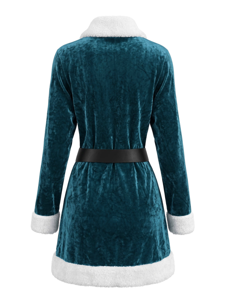 Green 1950s Christmas Dress 3