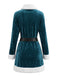 Green 1950s Christmas Dress 3