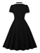 1950s V Neck Dress 2