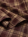 [Pre-Sale] 1950s Brick Red Plaid Sweetheart Neck Blouse 5