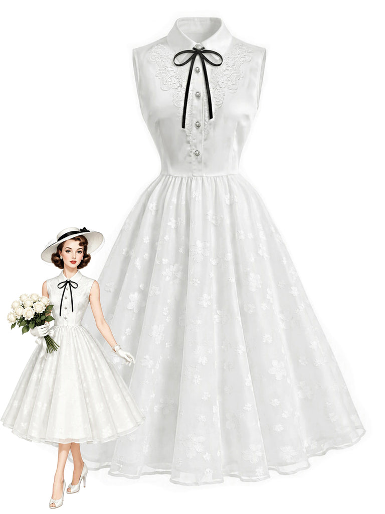 [Pre-Sale] White V Neck Dress 1