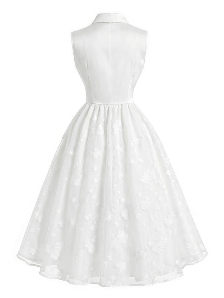 [Pre-Sale] White V Neck Dress 3