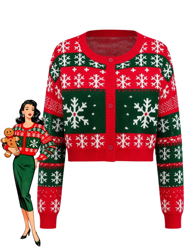 Green 1950s Christmas Jacket 1