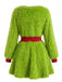 Green 1950s Christmas Dress 2