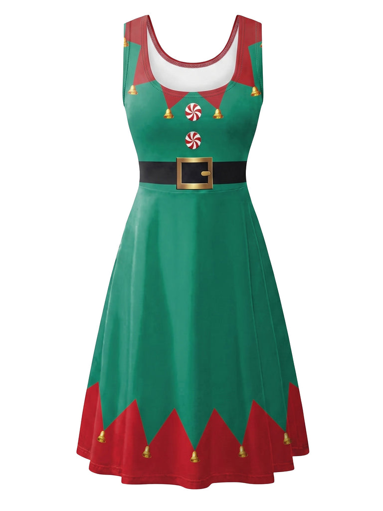 1950s Christmas Dress 3