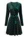 Sequin V Neck Fit and Flare Mini Dress 4