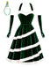 [Pre-Sale] Green 1950s Christmas Tree Velvet A Line Dress