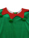 Christmas Elf Velvet Costume Mini Dress 2