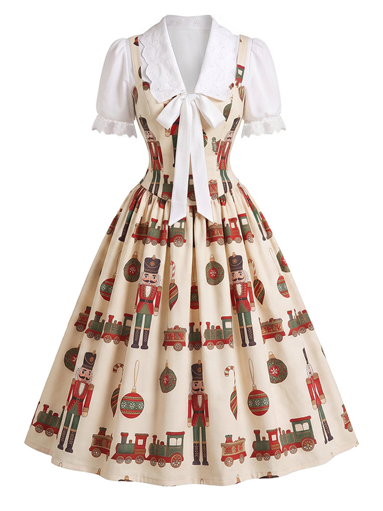[Pre-Sale] True Red Floral V Neck Dress 2