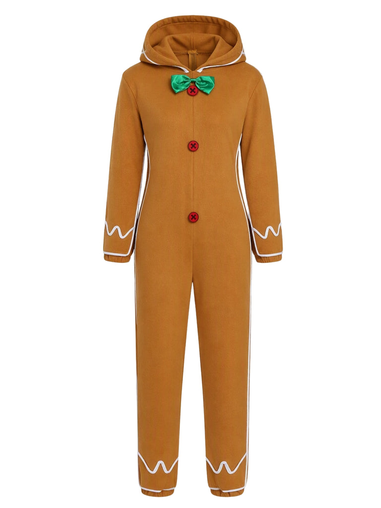 Camel 1960s Christmas Jumpsuit 2
