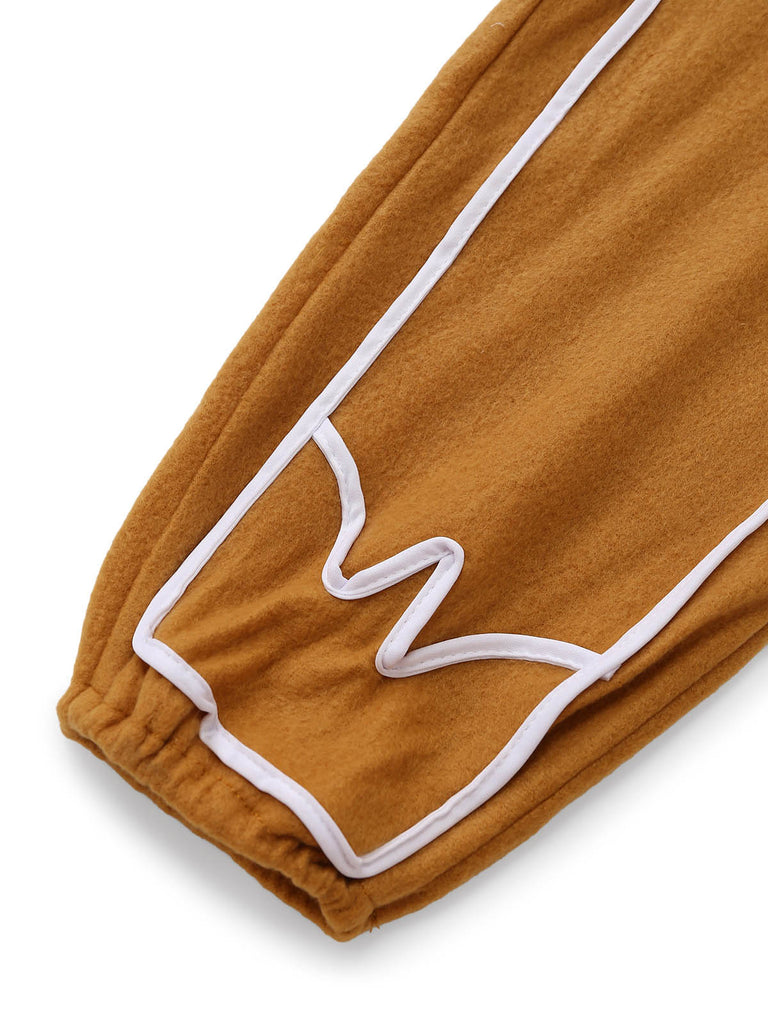 Camel 1960s Christmas Jumpsuit 6