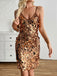 Gold 1960s Halter Dress 3