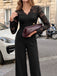 Black Lace Off Shoulder Wide Leg Jumpsuit 7